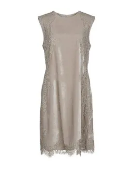 Alberta Ferretti Women Knee-length dress Light grey 16 UK