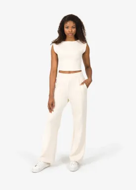 All-Around Lounge Straight Leg Trouser Eggnog