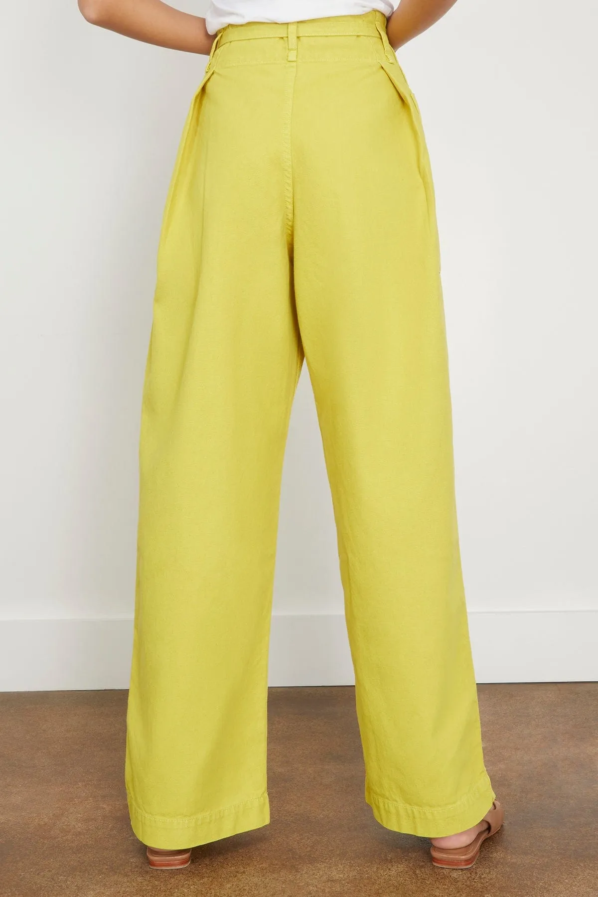 Amson Pant in Citron
