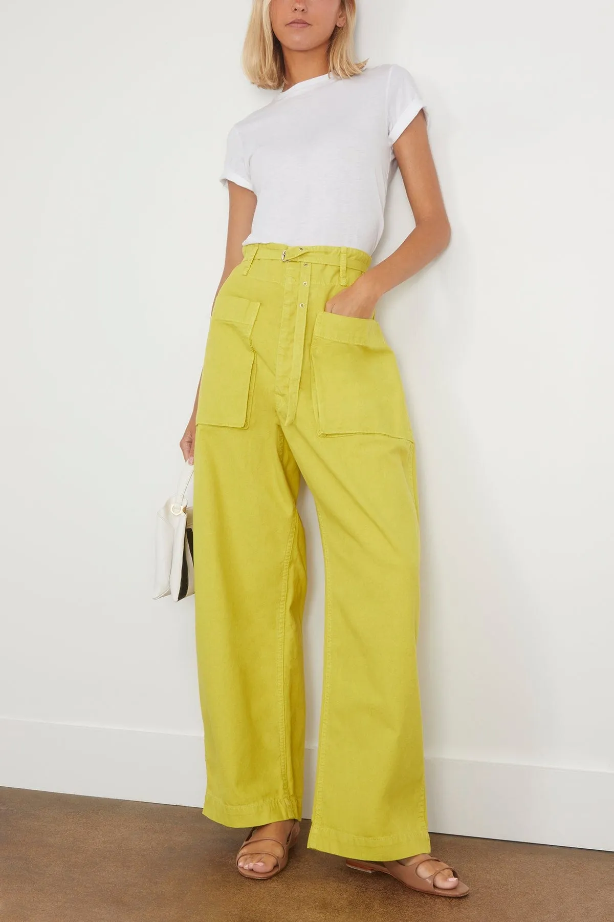 Amson Pant in Citron