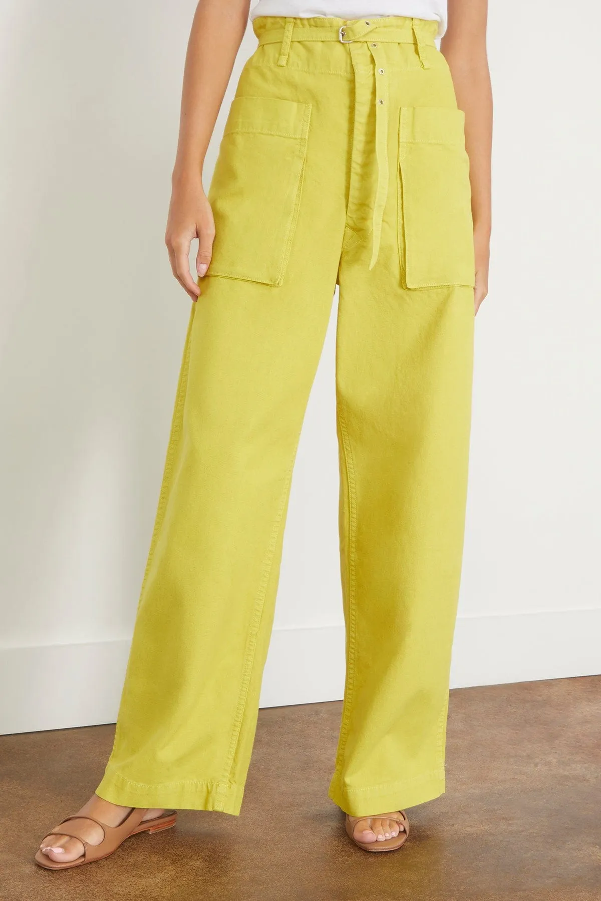 Amson Pant in Citron