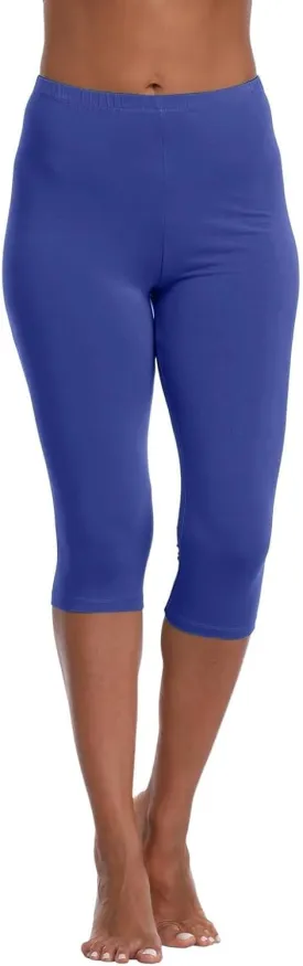 Capri Leggings for Women 2025 Summer Stretch Plus Size High Waisted Pants Casual Workout Yoga Pants with Pockets