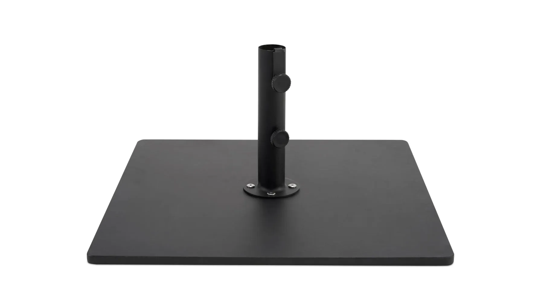 Capri Outdoor Umbrella Base, Grey Steel
