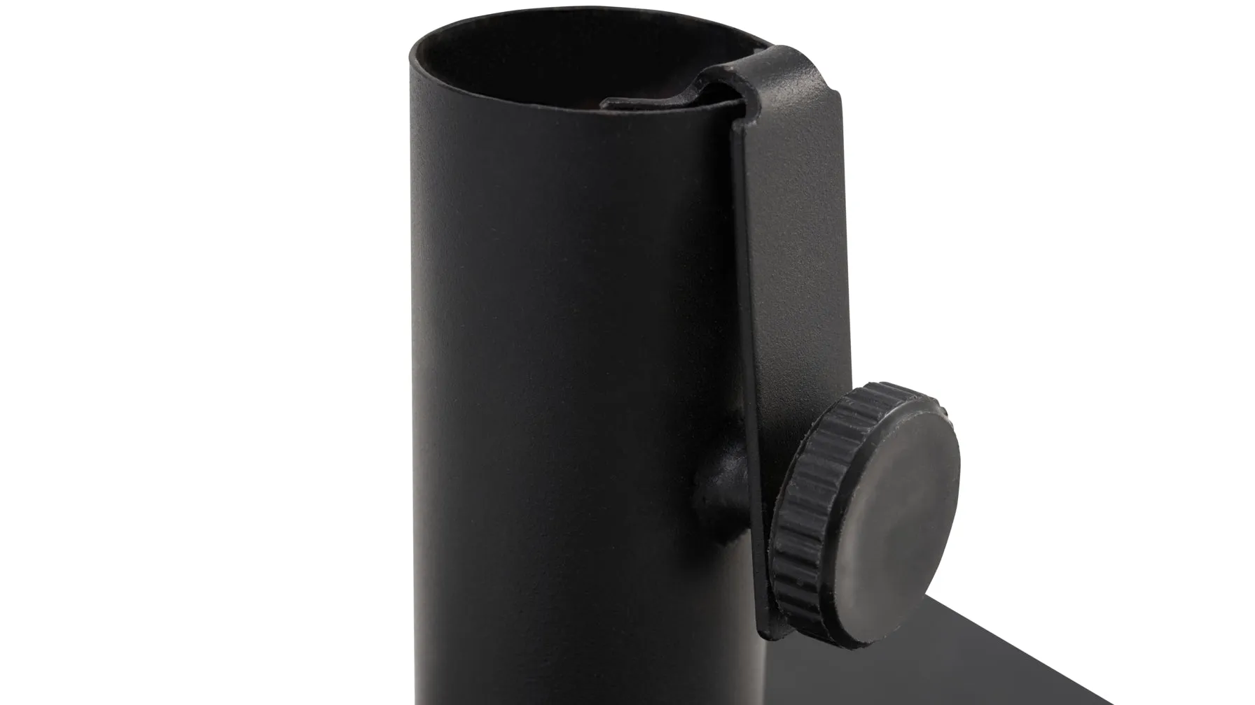 Capri Outdoor Umbrella Base, Grey Steel