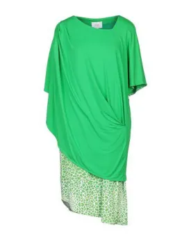 Cavalli Class Women Knee-length dress Green 3 Designer
