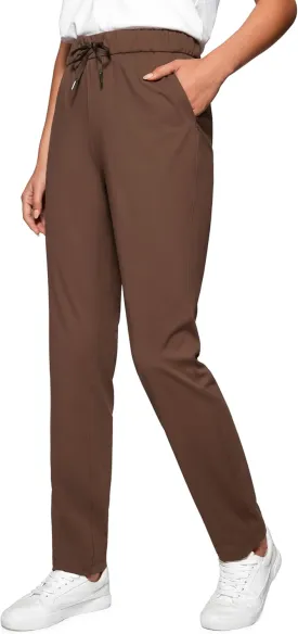 CRZ YOGA 4-Way Stretch Full Length Golf Pants for Women Tall 31" - Travel Sweatpants Workout Trousers with Pockets CRZ YOGA 4-Way Stretch Full Length Golf Pants for Women Tall 31" - Travel Sweatpants Workout Trousers with Pockets