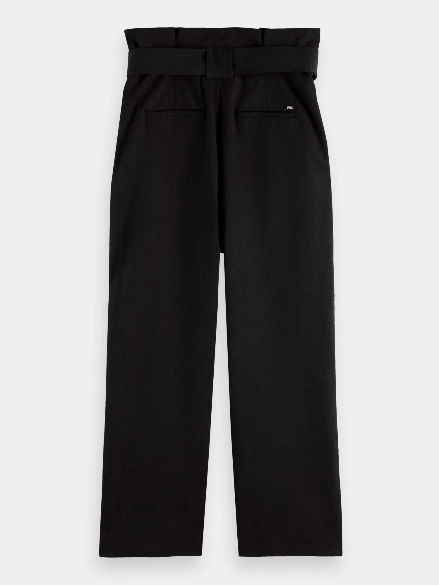Daisy high-rise paper bag pants