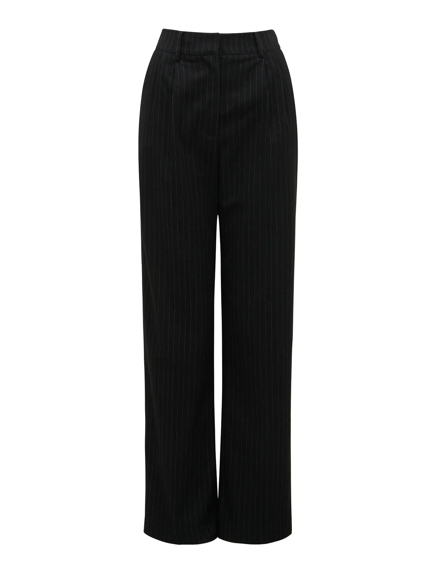 Demi Pinstripe Straight Leg Pants