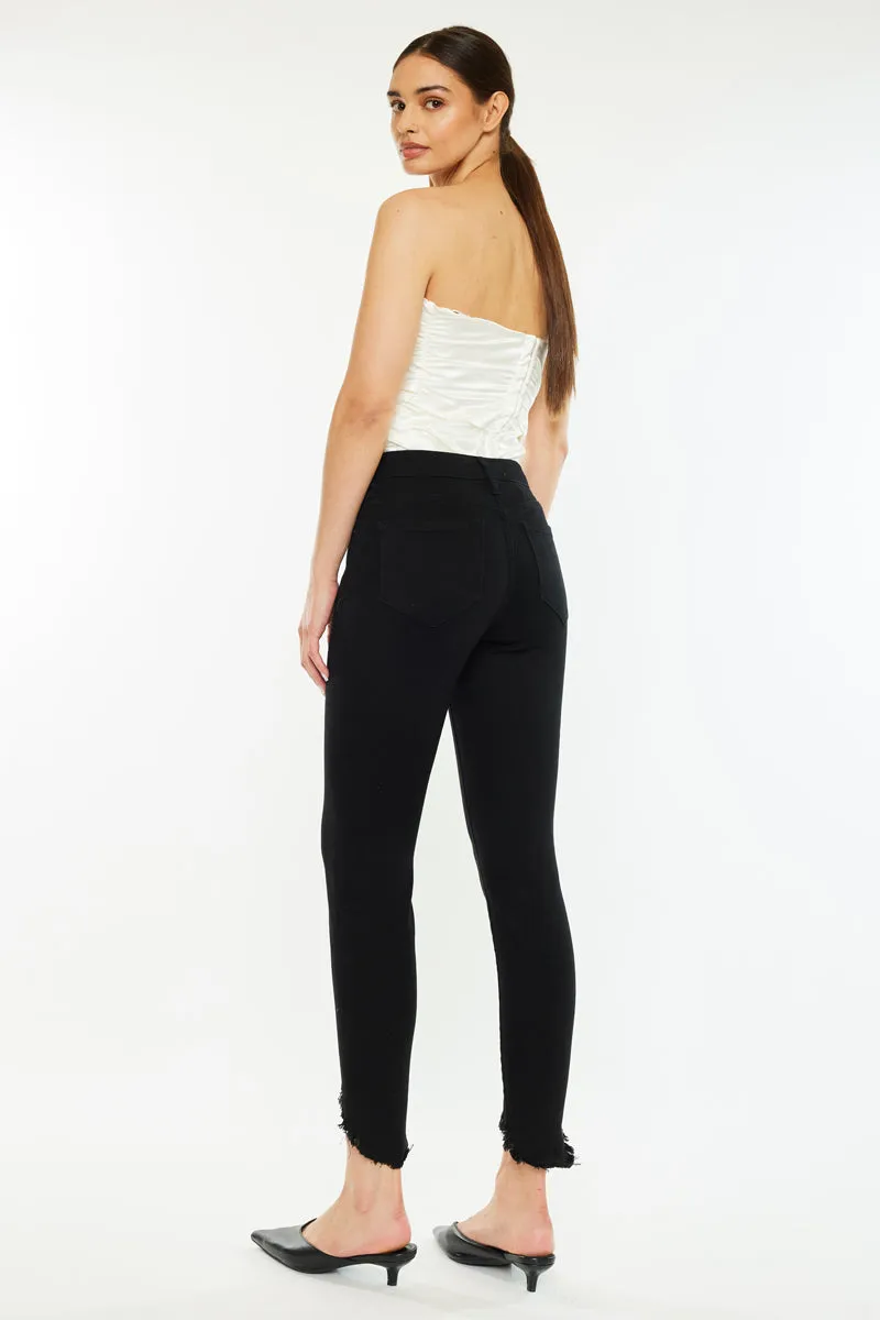 Kancan - Women's High Rise Ankle Skinny Jeans - KC8395-NV