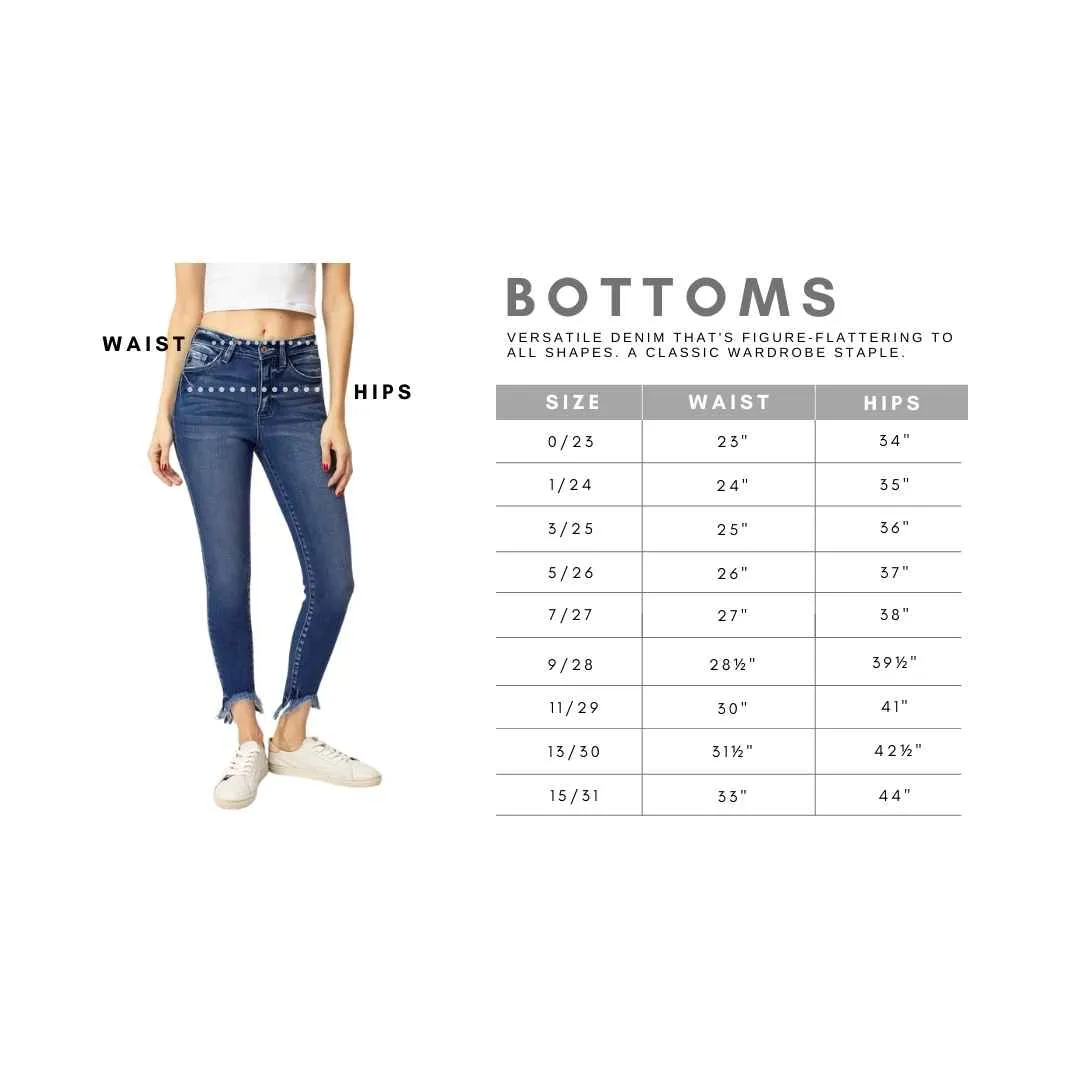 Kancan - Women's High Rise Ankle Skinny Jeans - KC8395-NV