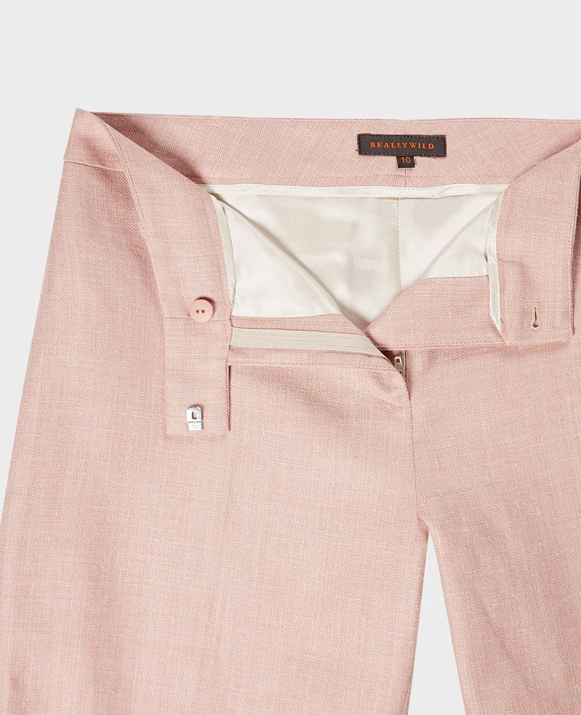 Knee Length Linen Blend Shorts