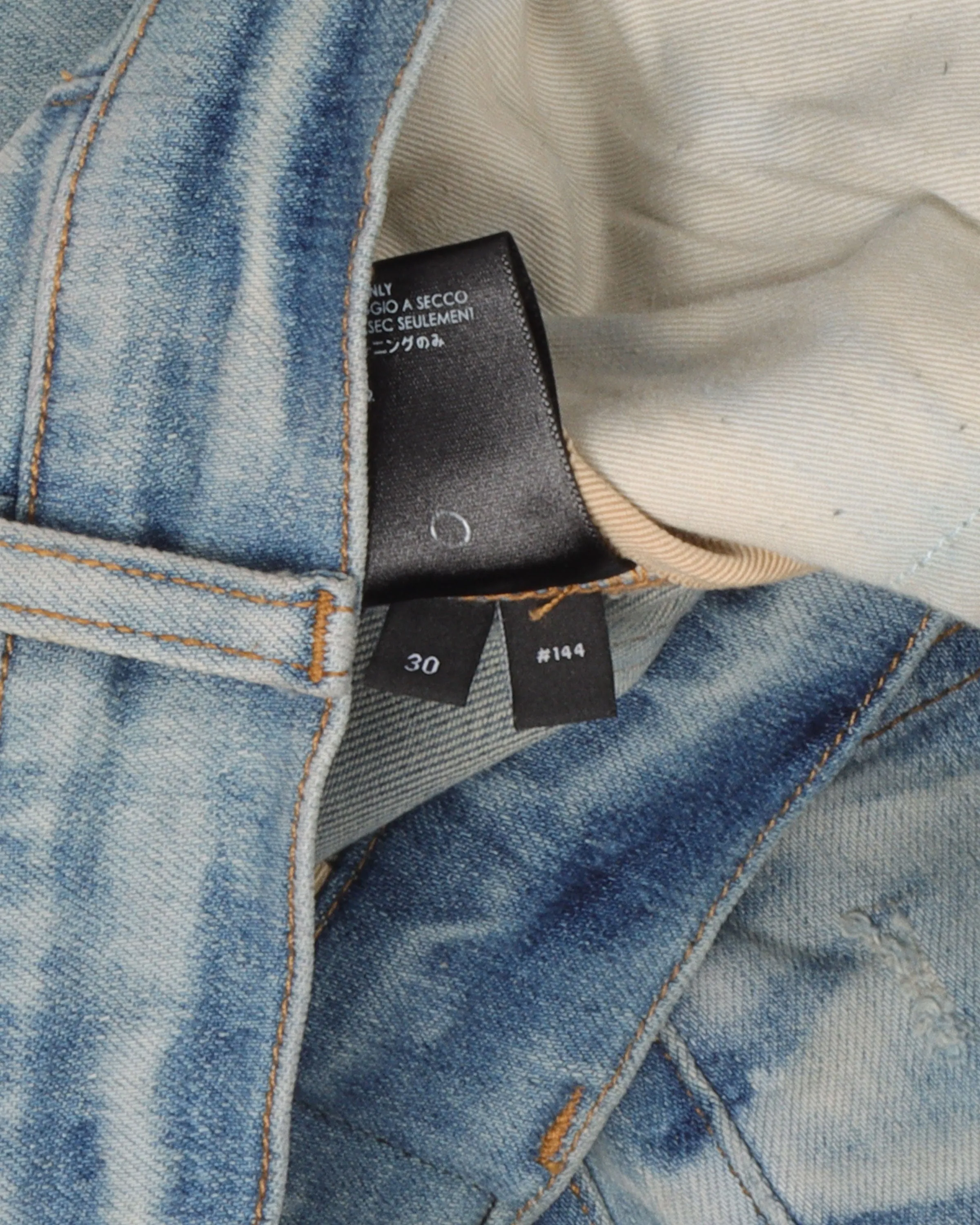 Light Wash Distressed Jeans