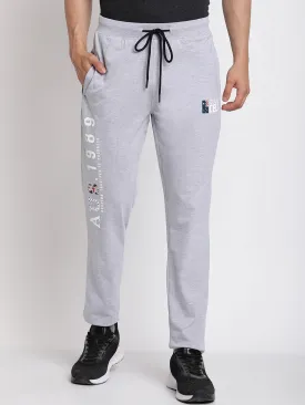 Men's Grey Melange Track Pants