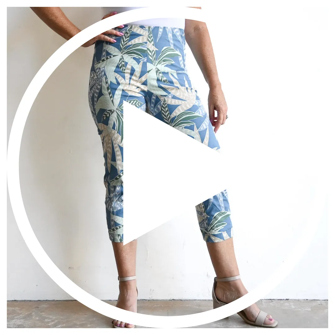 Orientique Stretch Capri Pant - Fitzroy - 2678