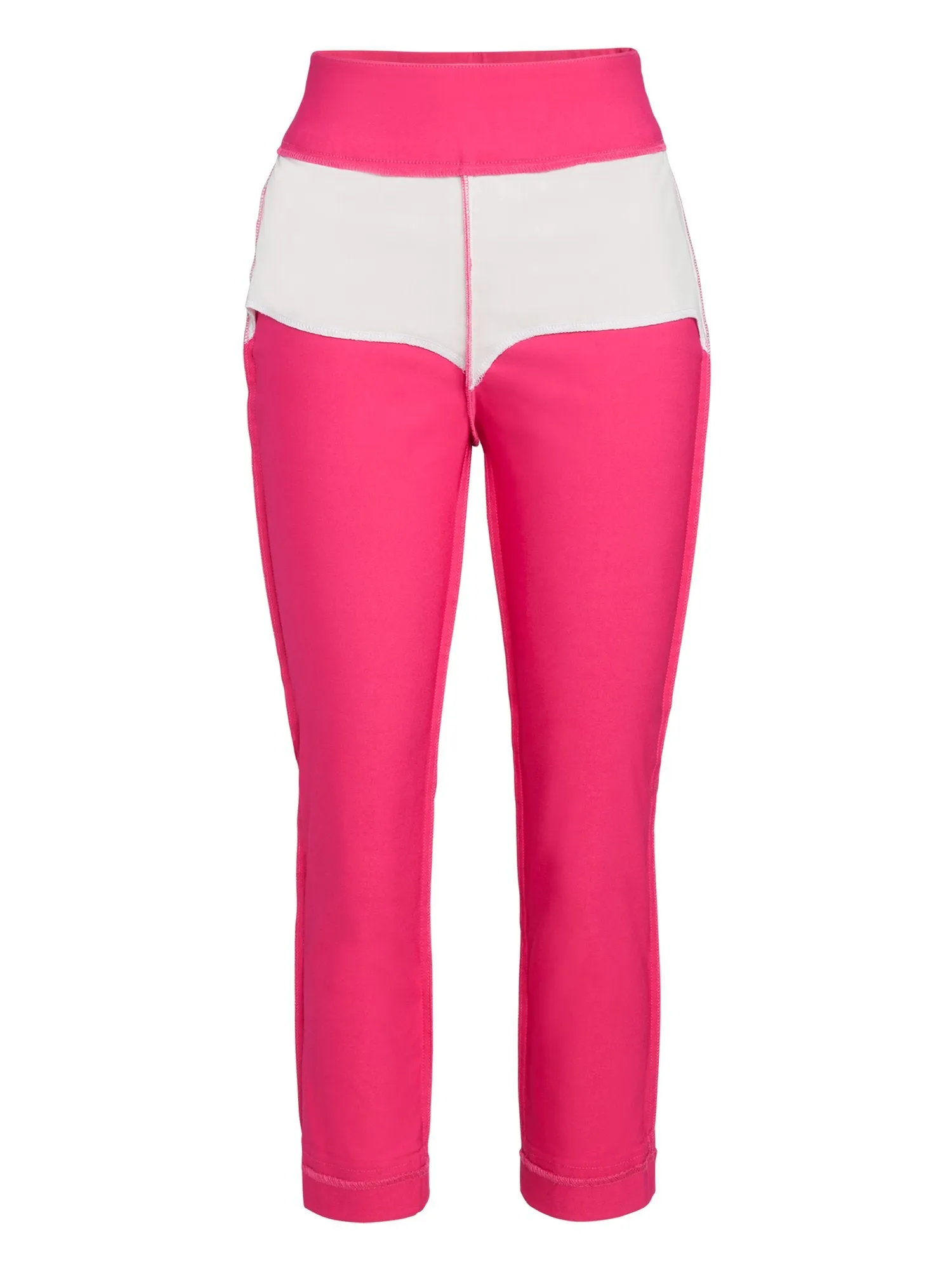 Petite Whitney High-Waisted Tummy Control Pull-On Slim-Leg Cuffed Capri Pant
