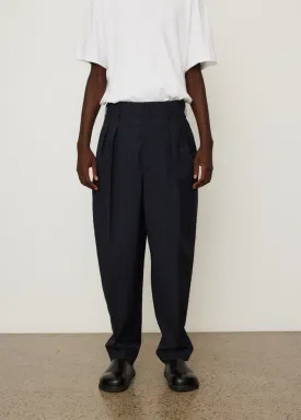 Pleated Tapered Pants
