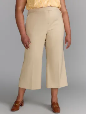 Plus Essential High Rise Straight Leg Pant