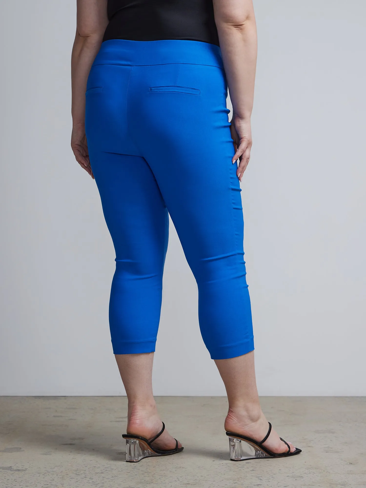Plus Whitney High Rise Pull-On Capri Pant