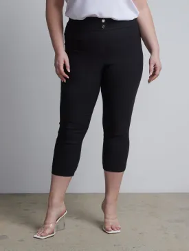 Plus Whitney High Rise Pull-On Capri Pant