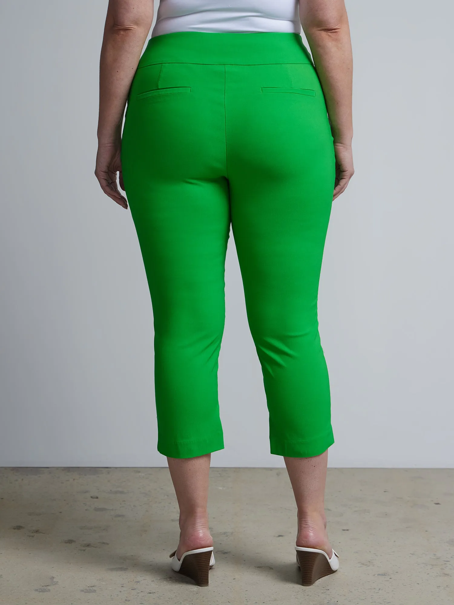 Plus Whitney High Rise Pull-On Capri Pant