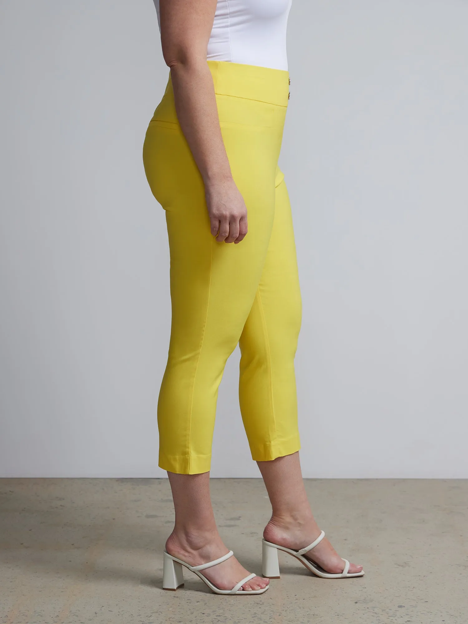 Plus Whitney High Rise Pull-On Capri Pant