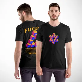 "FUTURE" Relaxed Fit Tshirt - Black