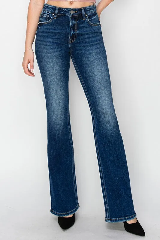 Risen High Rise Bootcut Jeans - Relaxed Fit