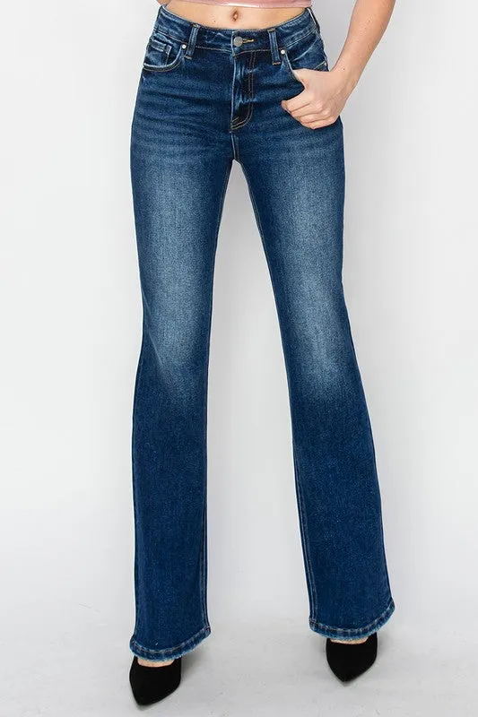 Risen High Rise Bootcut Jeans - Relaxed Fit