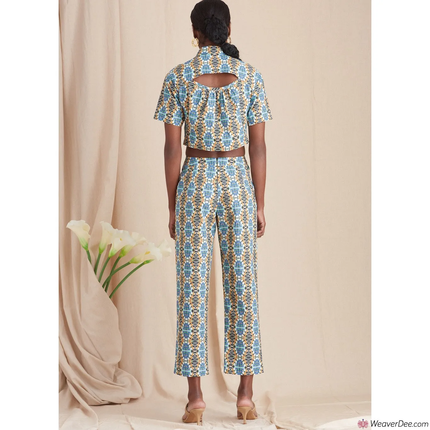 Simplicity Pattern S9610 Misses' Set of Tops, Cropped Pants & Shorts
