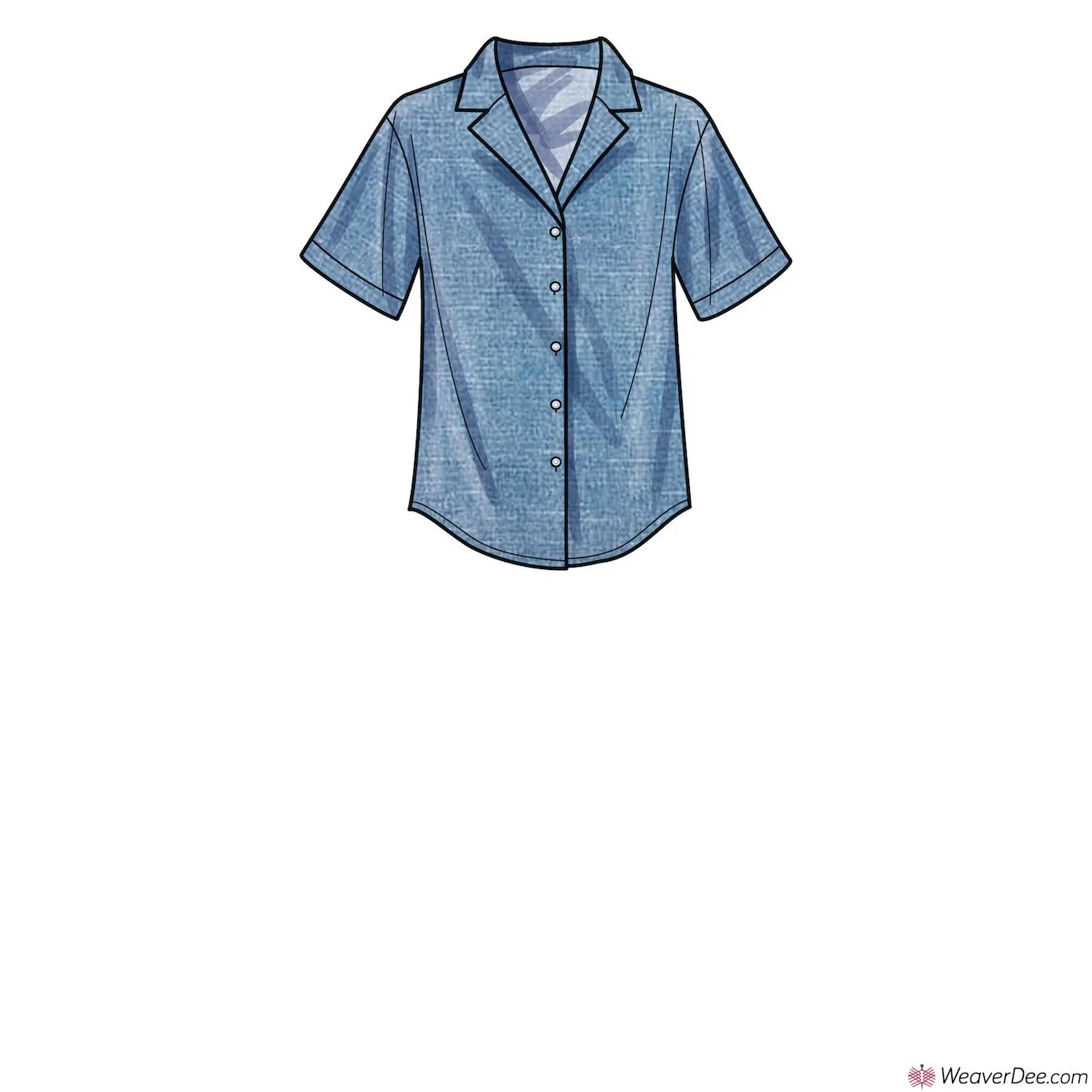 Simplicity Pattern S9610 Misses' Set of Tops, Cropped Pants & Shorts