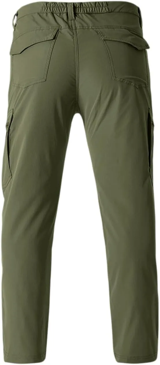 Tactical Cargo Pants for Men Slim Fit Water Resistant Quick Dry Travel Pants Wrinkle Free Work Outdoor Hiking Trousers