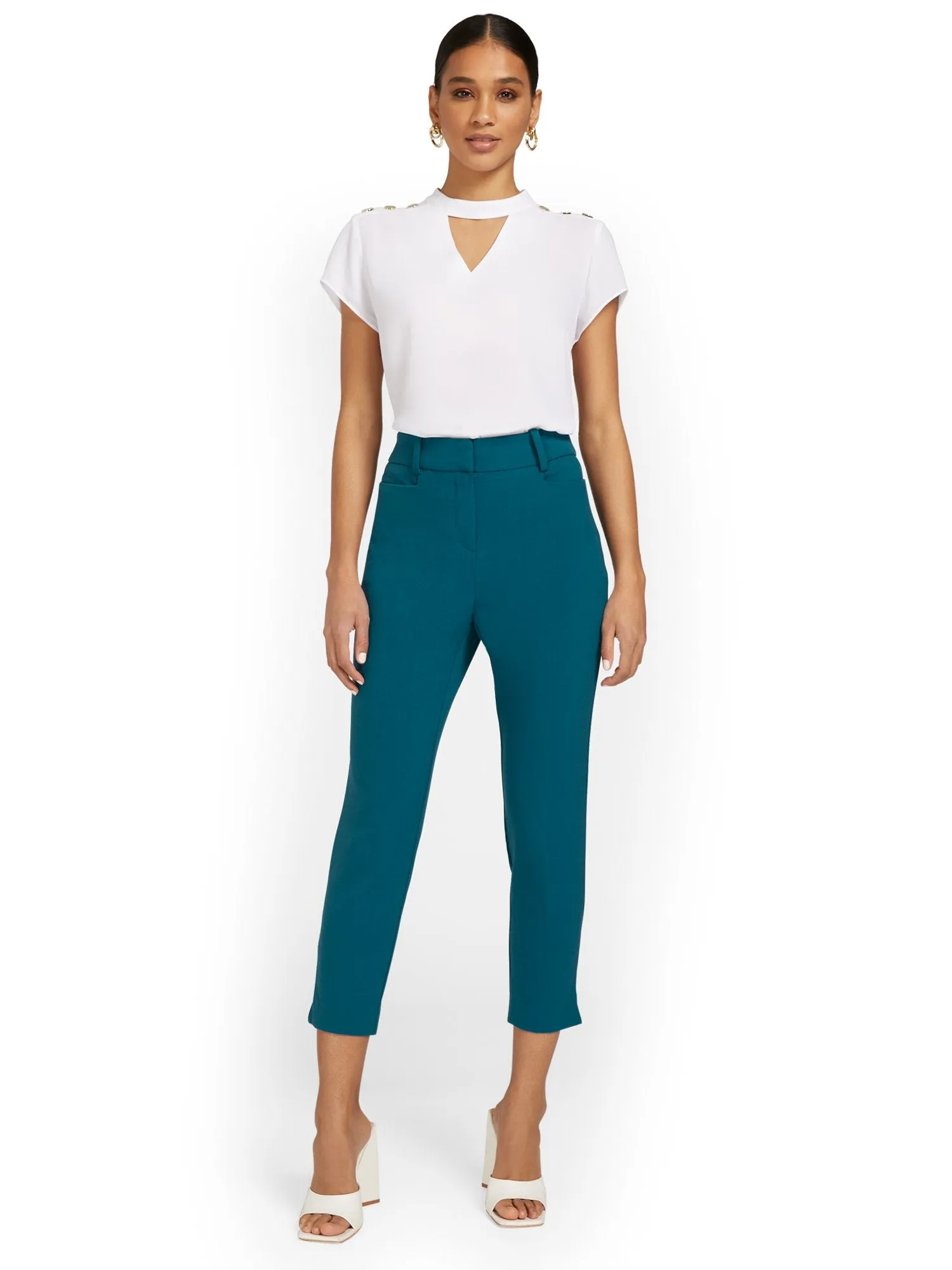 Tall High-Waisted Capri Pant - Essential Stretch