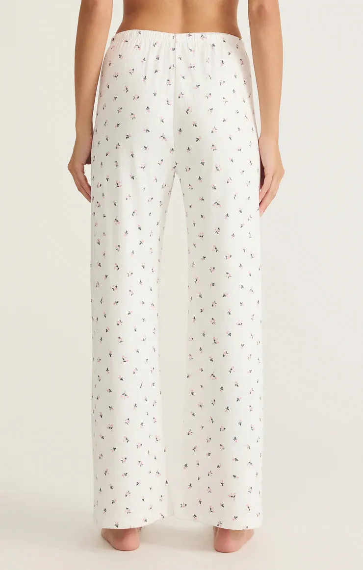 Vintage Ditsy Floral Pointelle Pant