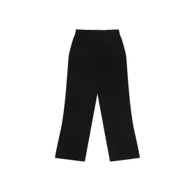 WARPED CUT HIGH RISE STRAIGHT LEG PANTS