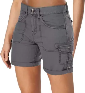 Womens Cargo Hiking Shorts Summer Casual High Waist Lightweight Cargo Shorts Althletic Workout Short with Pockets