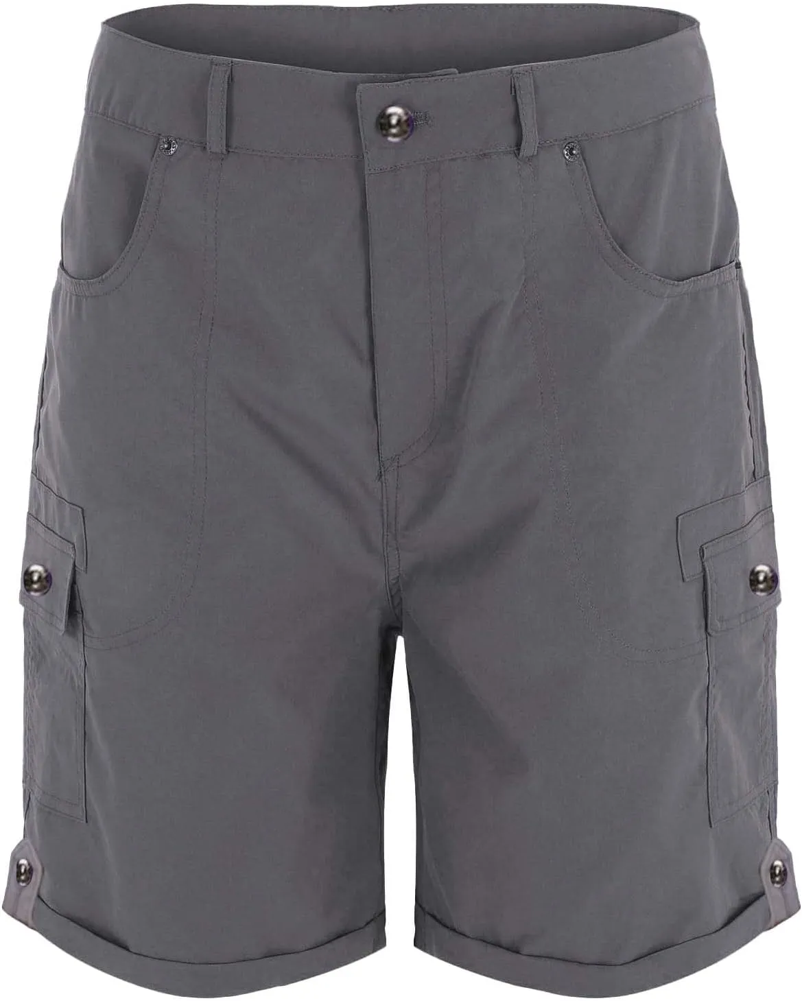Womens Cargo Hiking Shorts Summer Casual High Waist Lightweight Cargo Shorts Althletic Workout Short with Pockets
