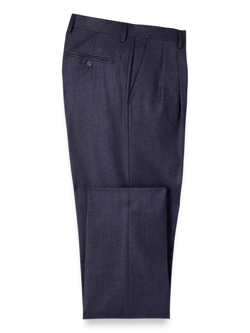Wool Flannel Pants - Purple