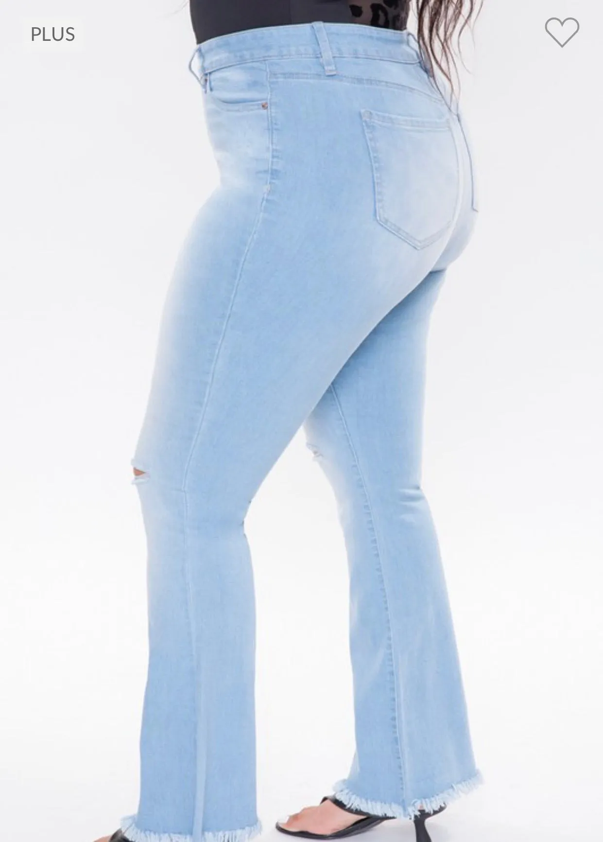 YMI Single Button High Rise Super Flare