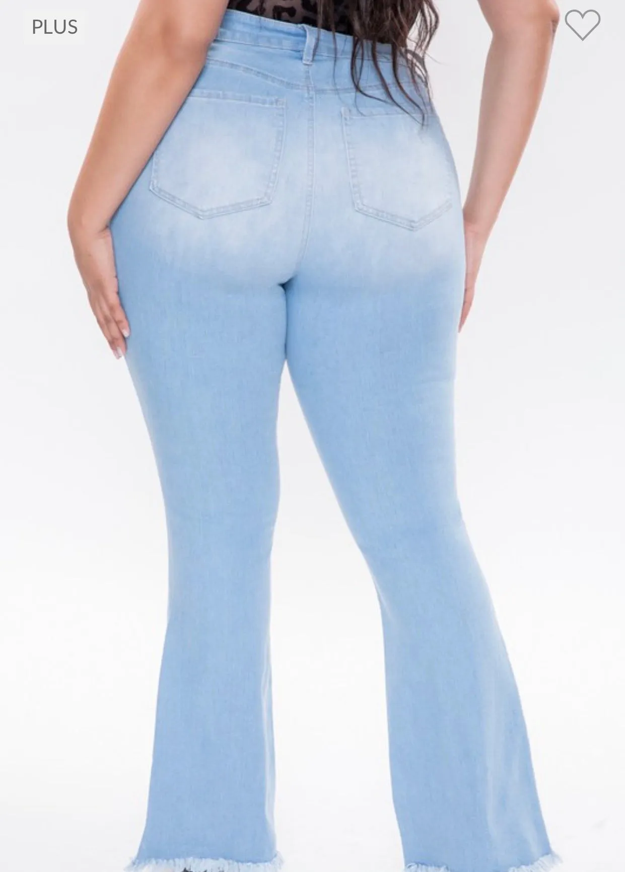 YMI Single Button High Rise Super Flare
