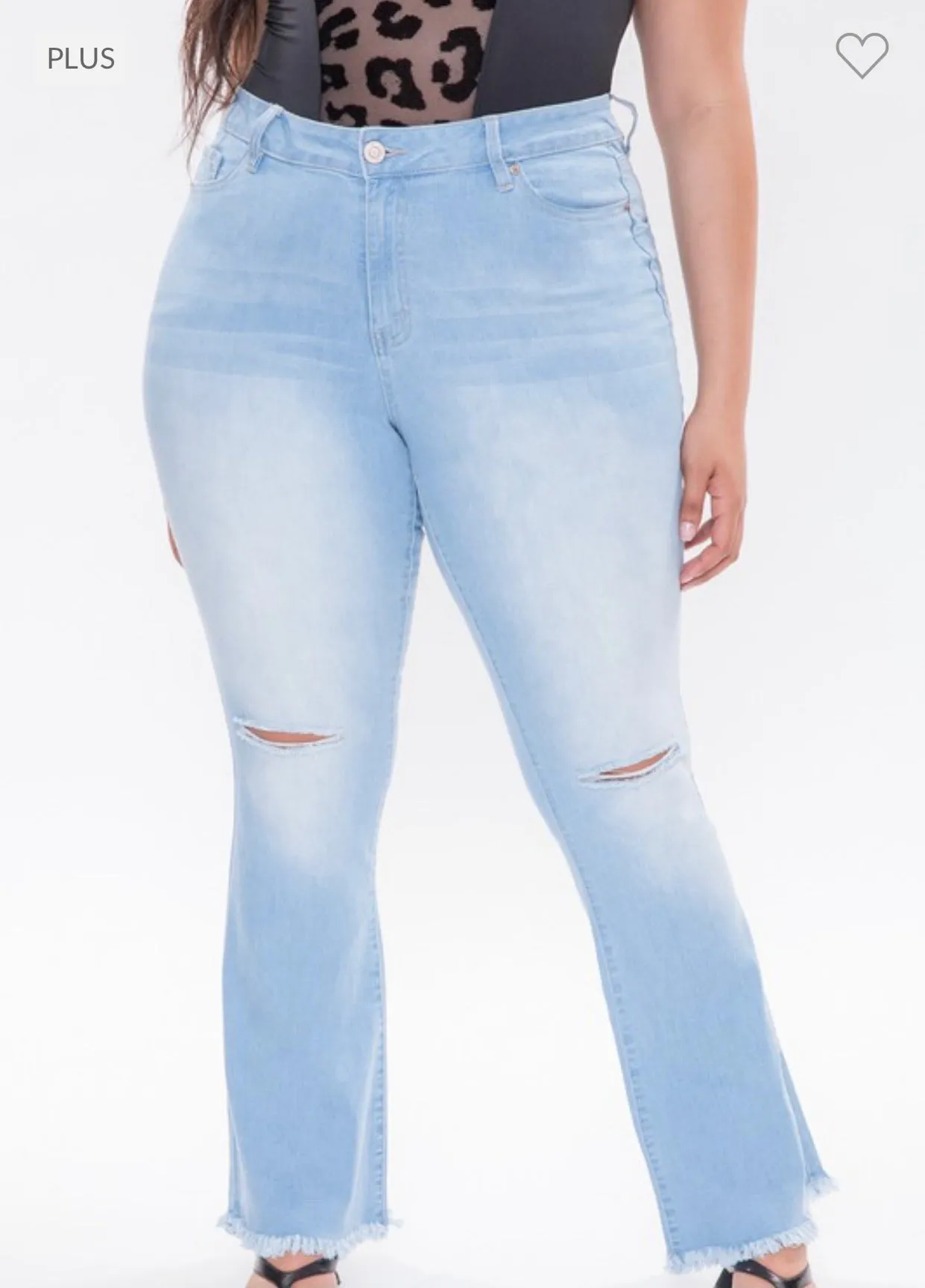 YMI Single Button High Rise Super Flare